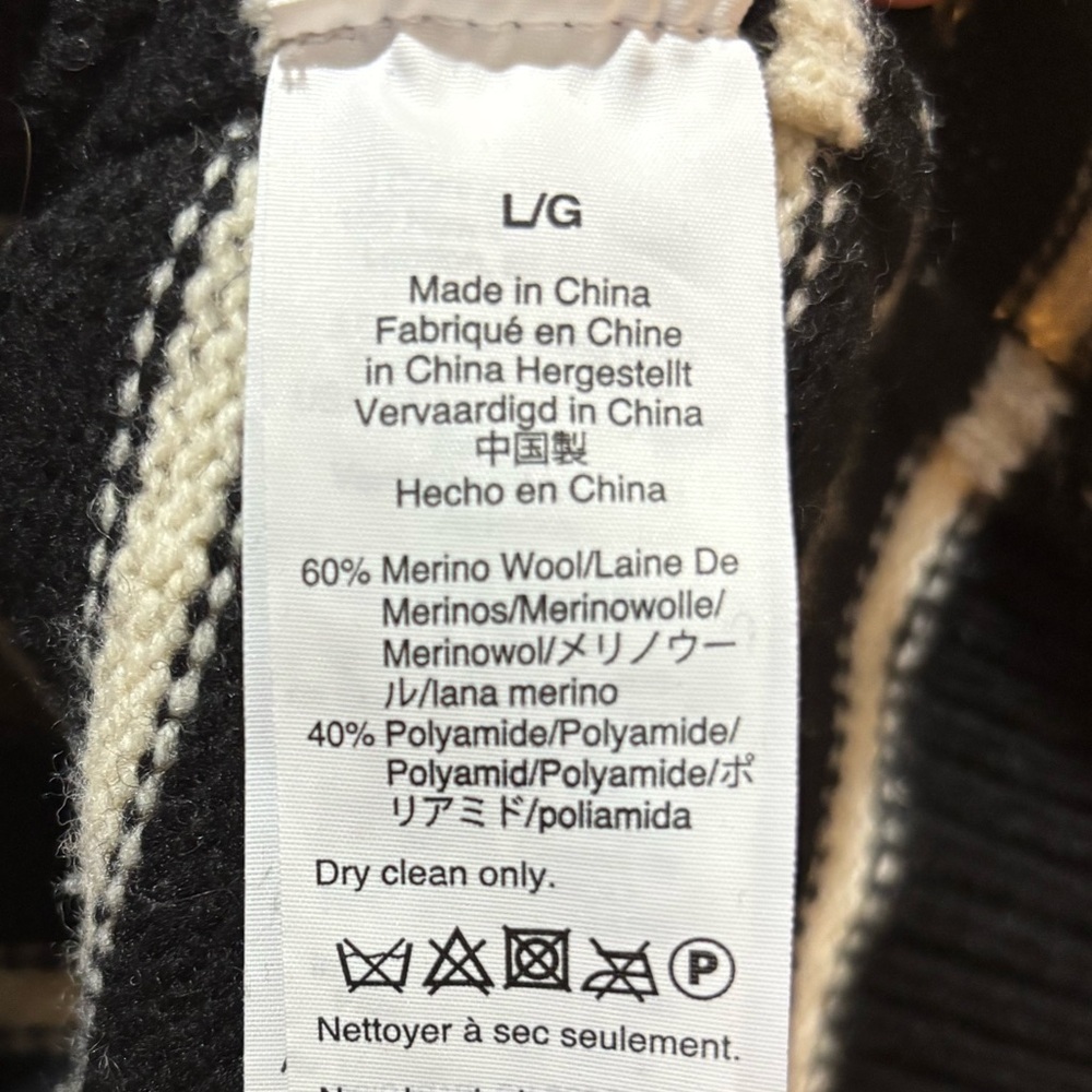 Madewell Wool Striped Button Sleeve Dress - Picture 8 of 8